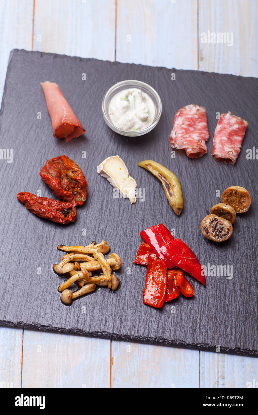 Italian Antipasti Misti Stock Photo Alamy