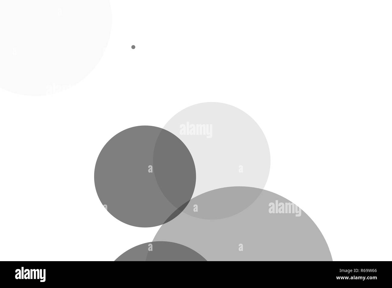 Abstract grey circles illustration background Stock Photo Alamy