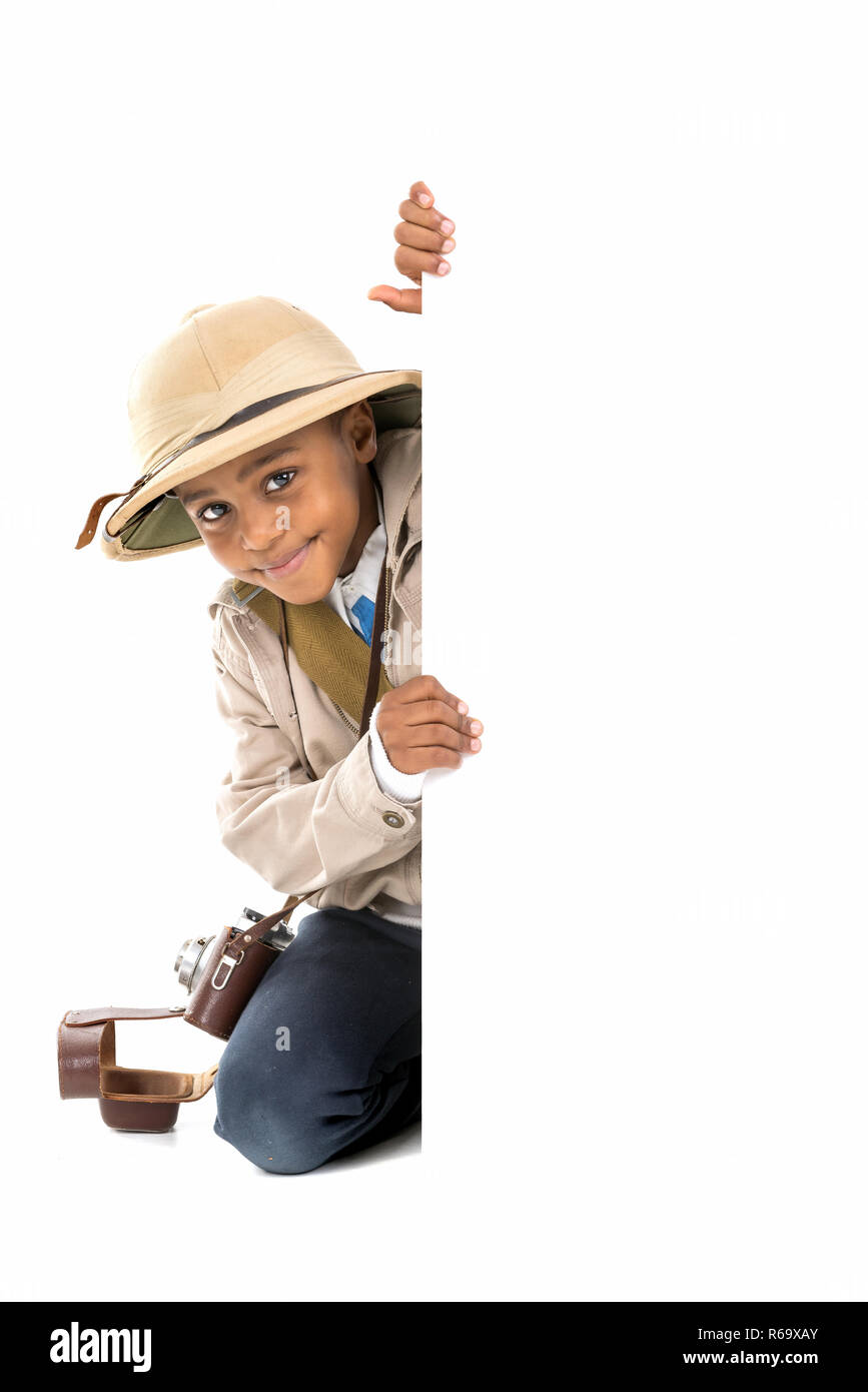 Boys Casual Safari-Themed Shirt