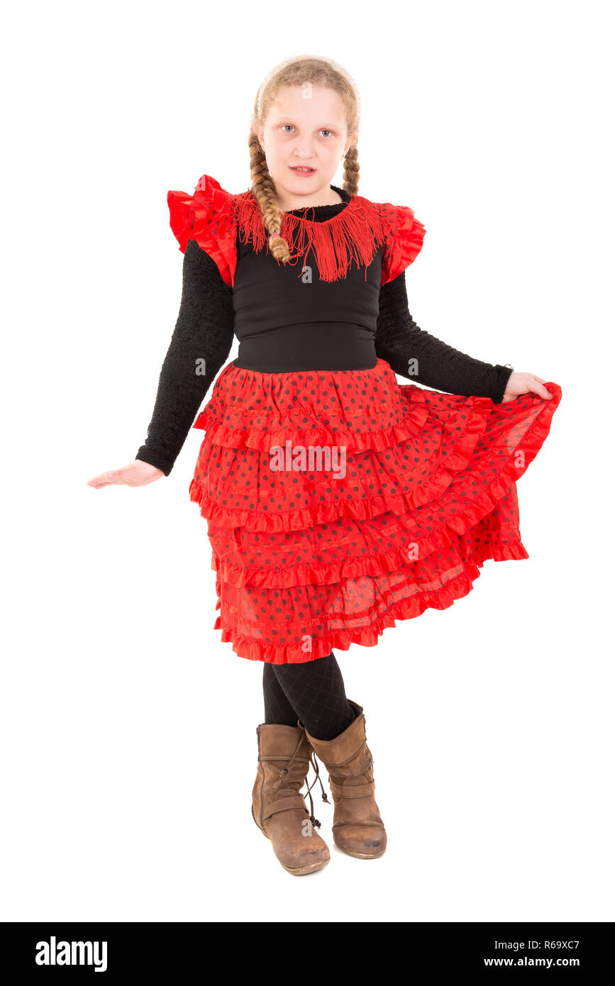 Girl in costume Stock Photo