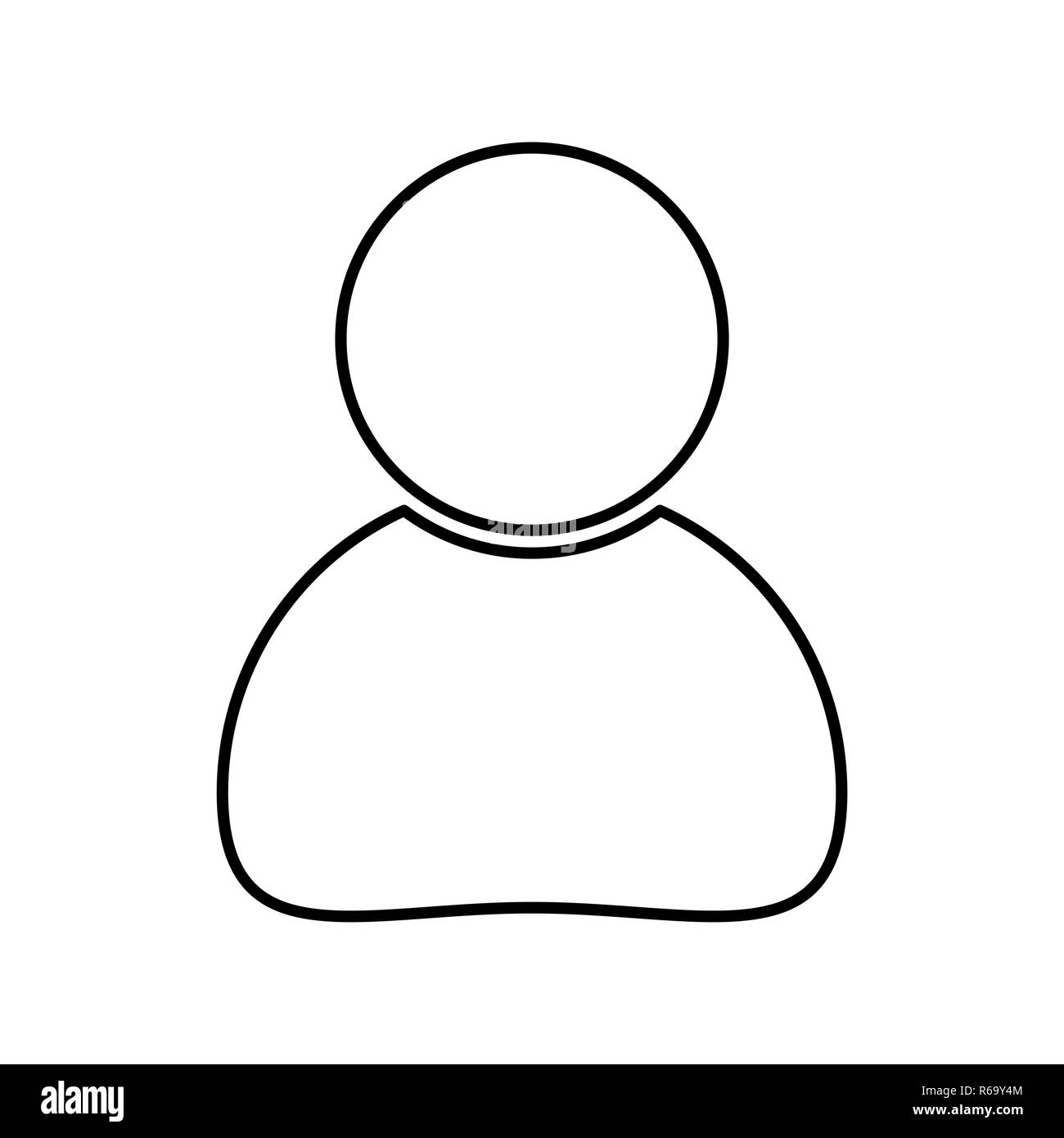 https://c8.alamy.com/comp/R69Y4M/simple-human-icon-business-design-isolated-on-white-background-R69Y4M.jpg