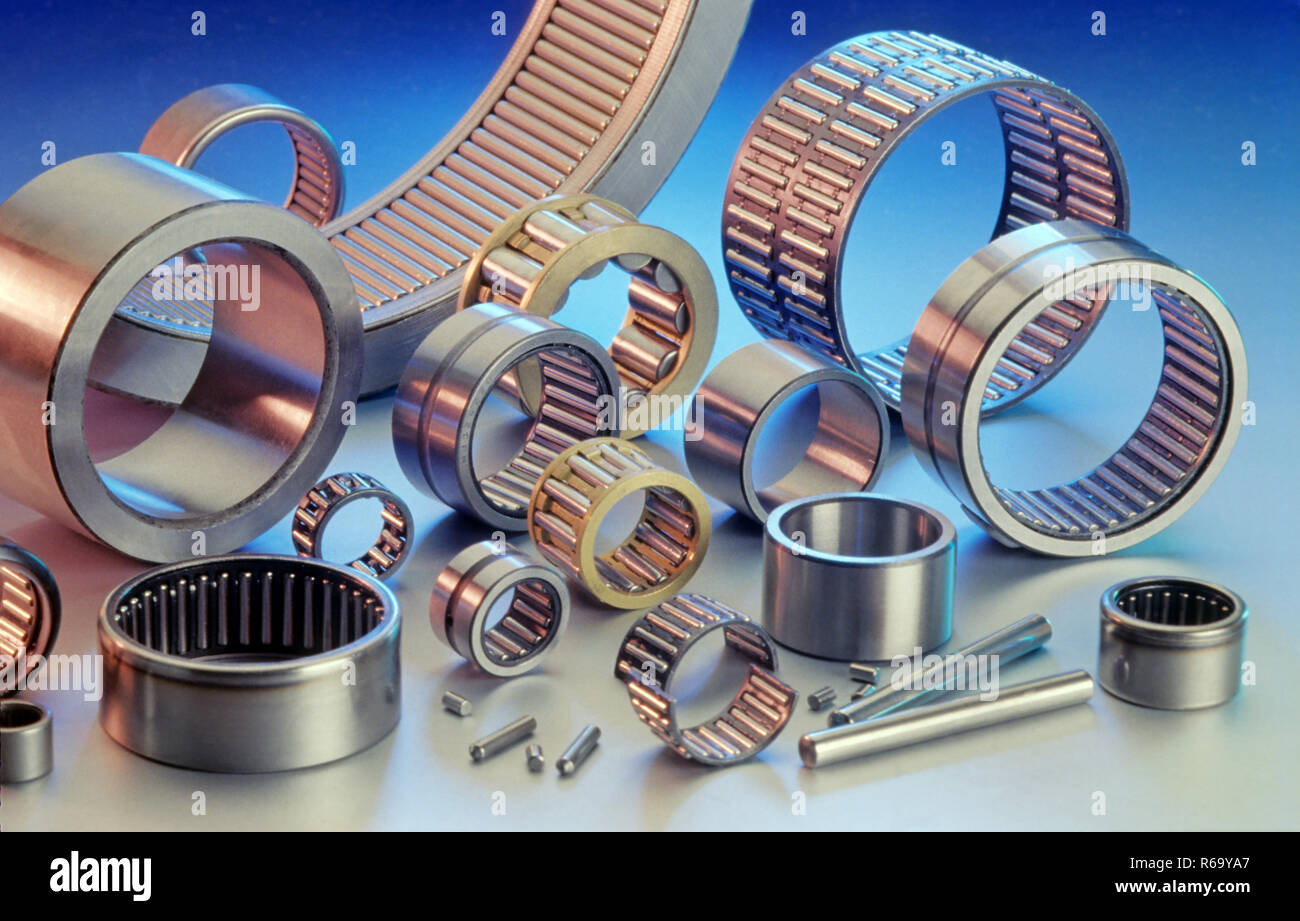 Bearings, bearing, plain bearing, jewel bearing, roller bearing, India, Asia Stock Photo
