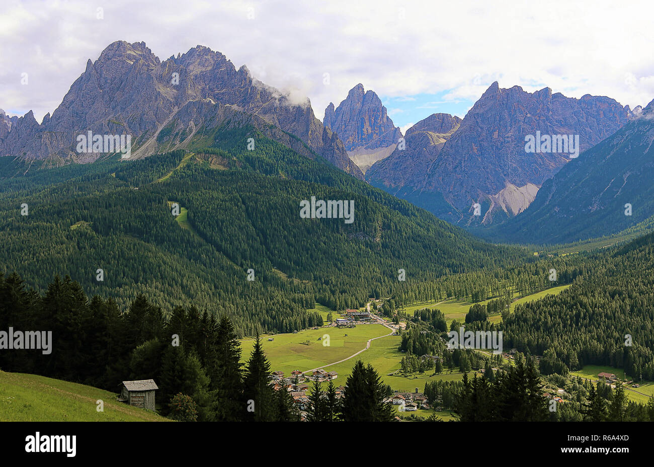 the sextental in south tyrol Stock Photo
