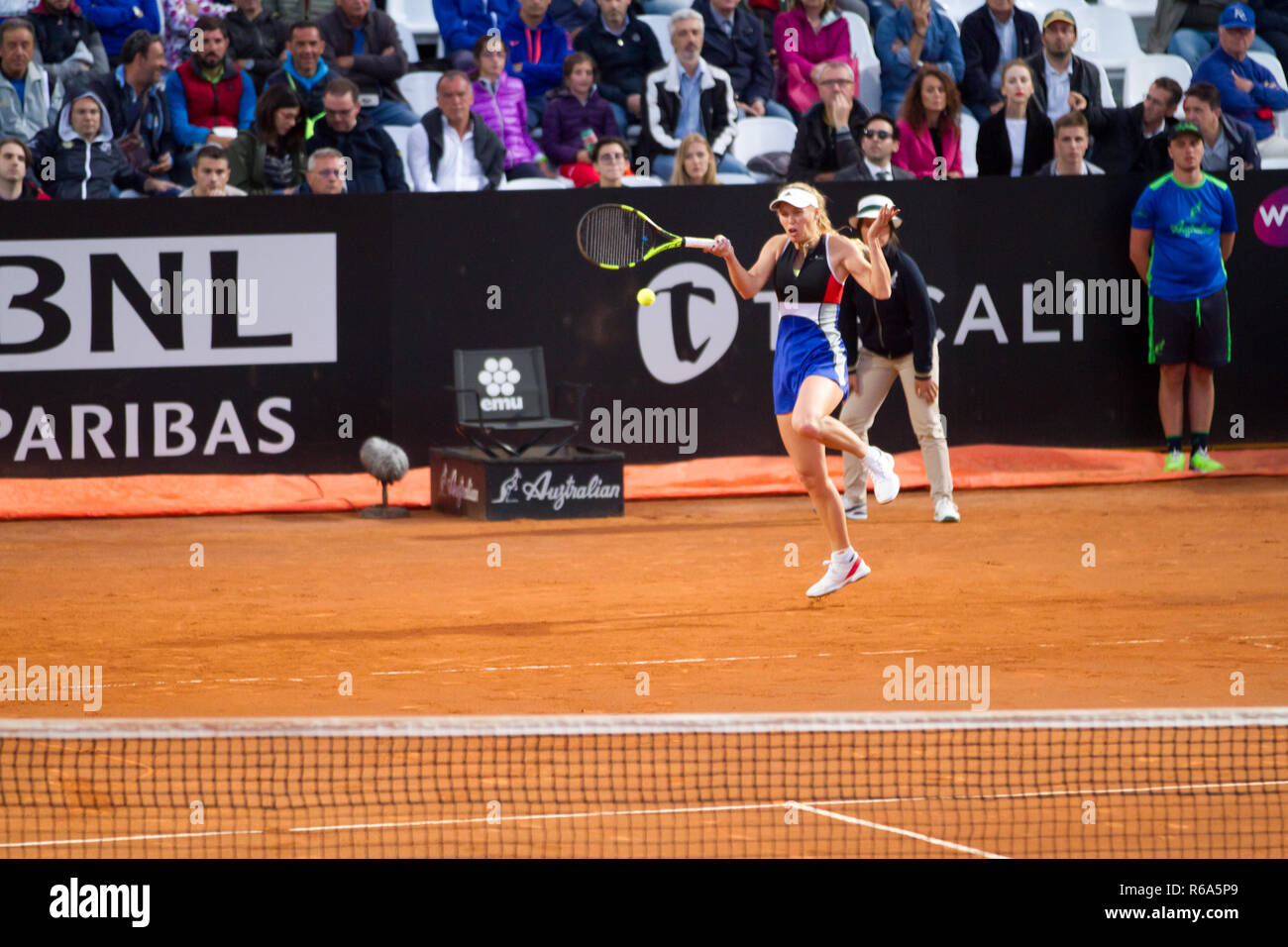 Caroline Wozniacki a rome tennis championship Stock Photo