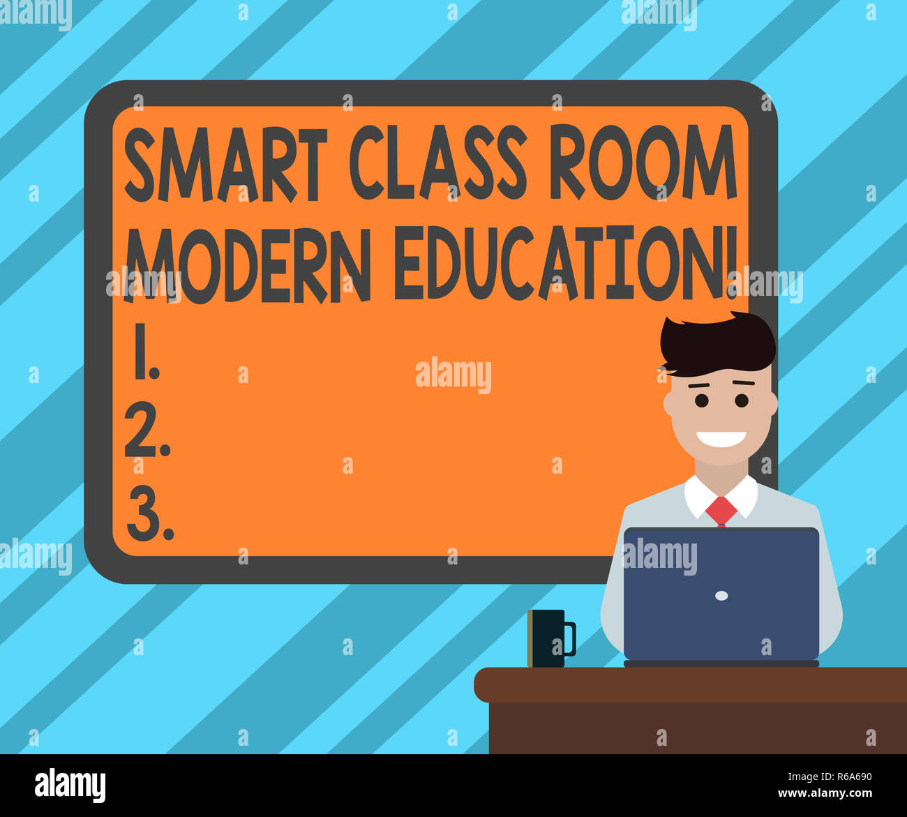Text sign showing Smart Class Room Modern Education. Conceptual photo ...
