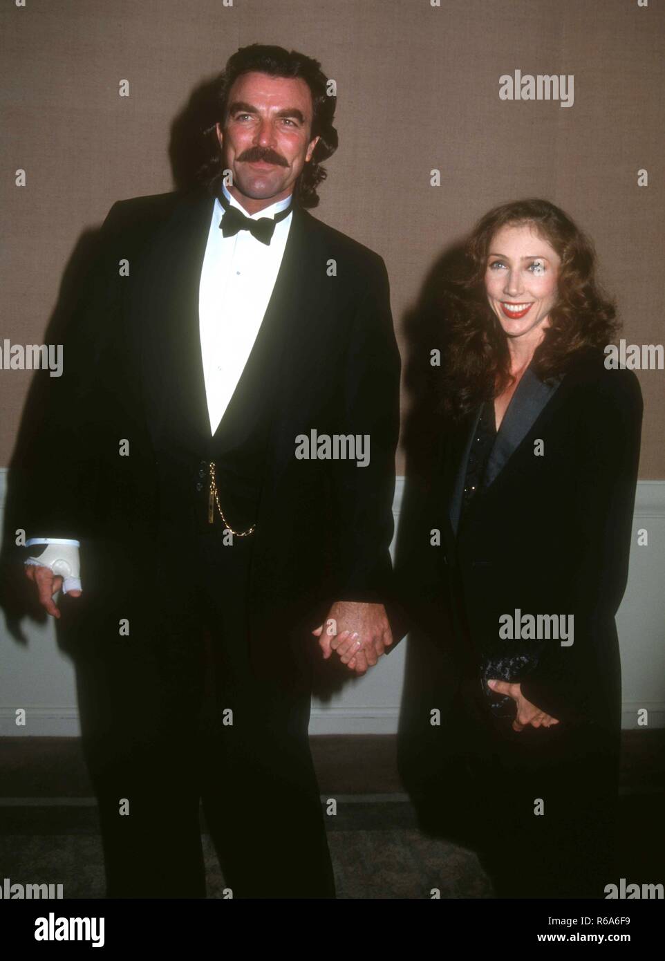 BEVERLY HILLS, CA - MARCH 21: Actor Tom Selleck and wife Jilly Mack ...