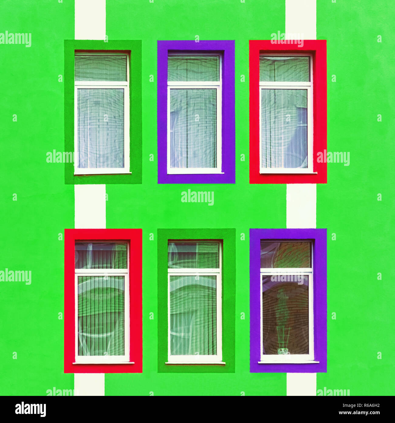 Architecture building color colorful exterior concept design detail ...