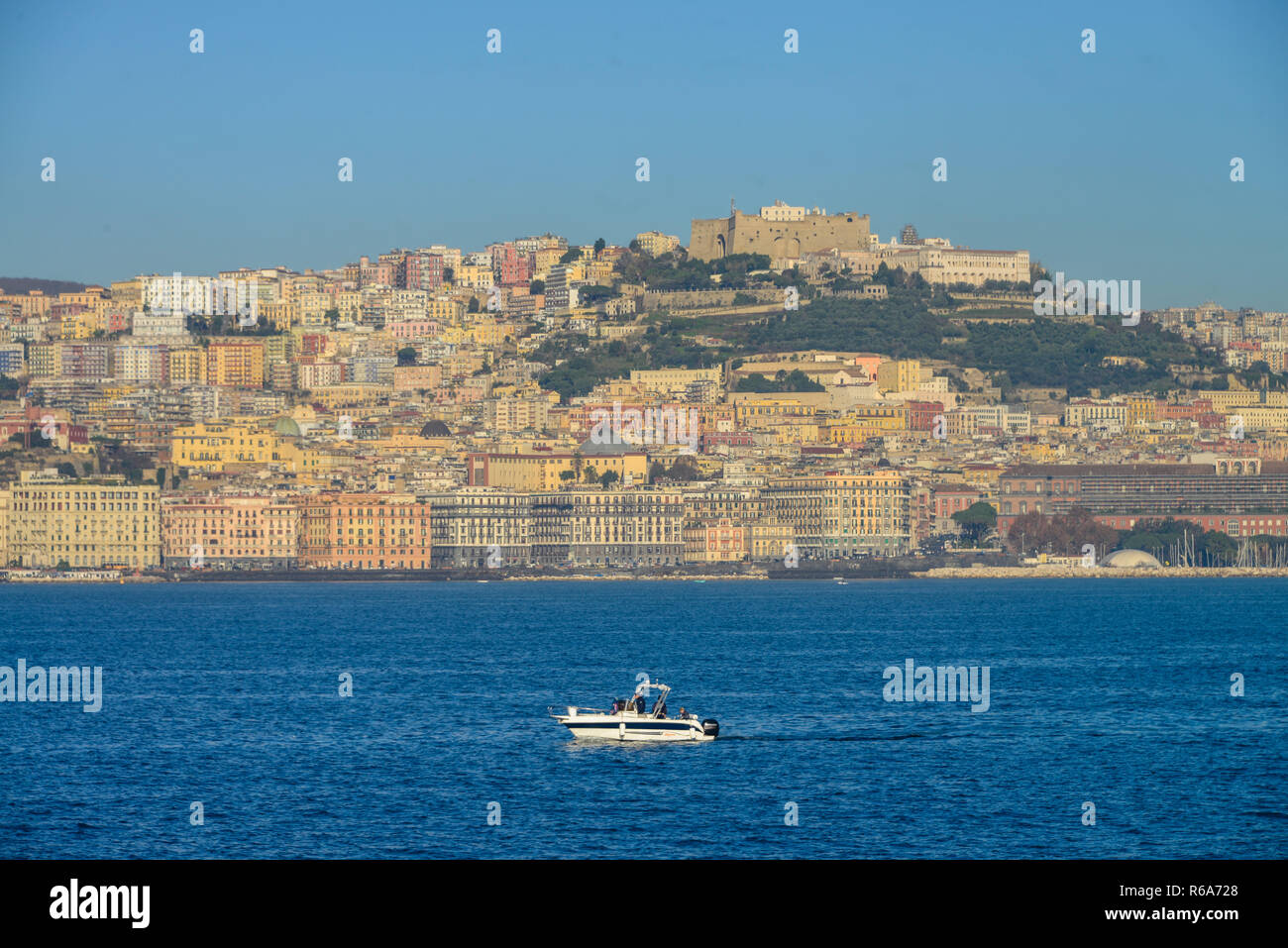 Town panorama, mountain Vomero, Naples, Italy, Stadtpanorama, Vomero-Berg, Neapel, Italien Stock Photo