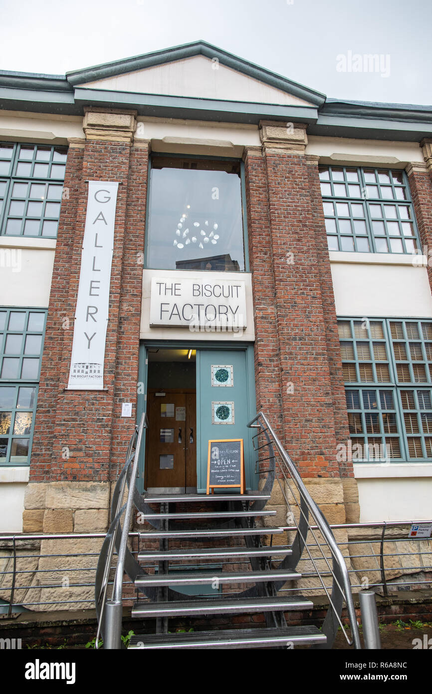 The Biscuit Factory art gallery restaurant and shop in Newcastle upon Tyne England Stock Photo
