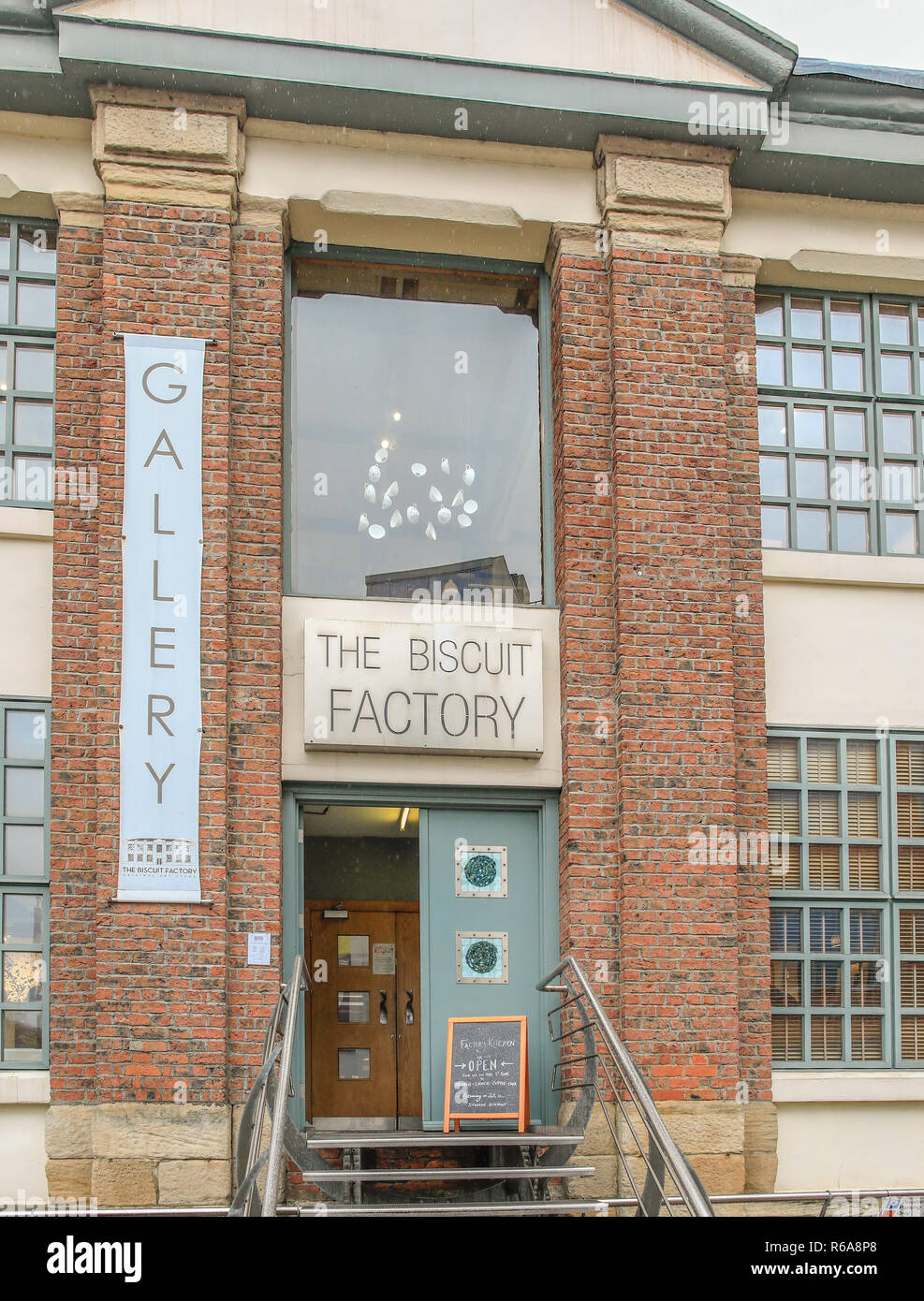 The Biscuit Factory art gallery restaurant and shop in Newcastle upon Tyne England Stock Photo
