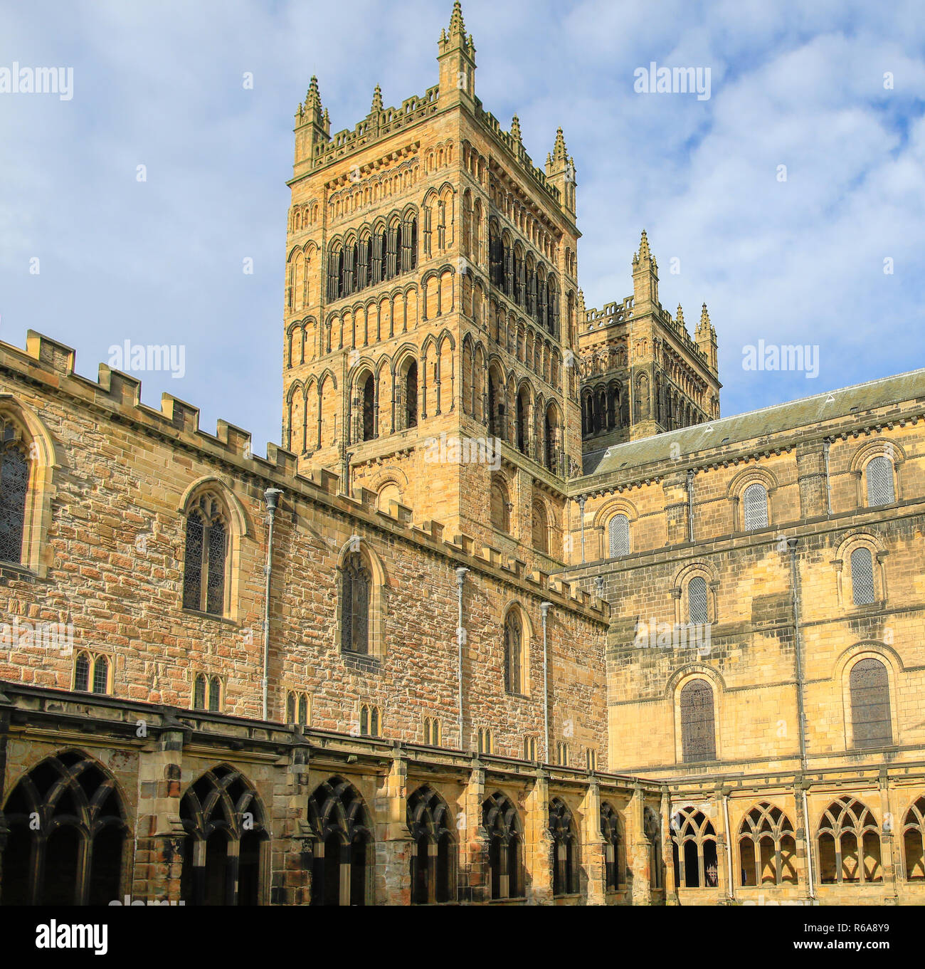 Durham Cathedral city and shrine of St Cuthbert Stock Photo Alamy
