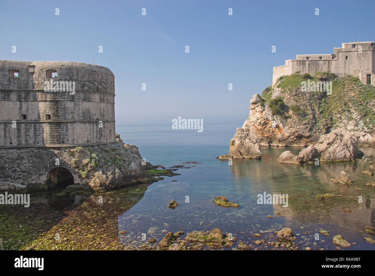 Fort Lovrijenac And City Wall In Dubrovnik, Former Republic Of Ragusa ...