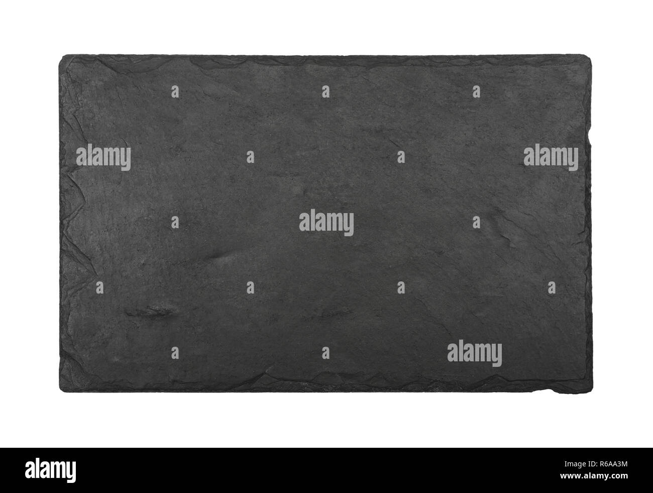 Black slate board isolated on white Stock Photo Alamy