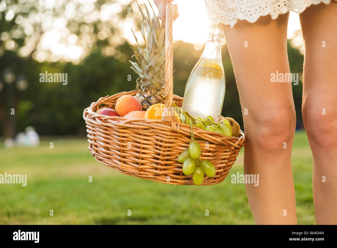 Holding picnic basket hi-res stock photography and images - Alamy