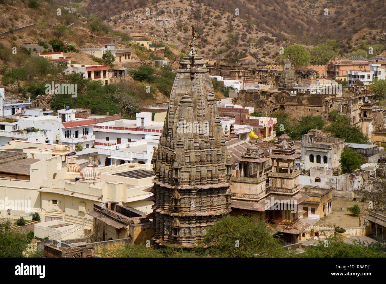 architecture around amber fort in jaipur india Stock Photo