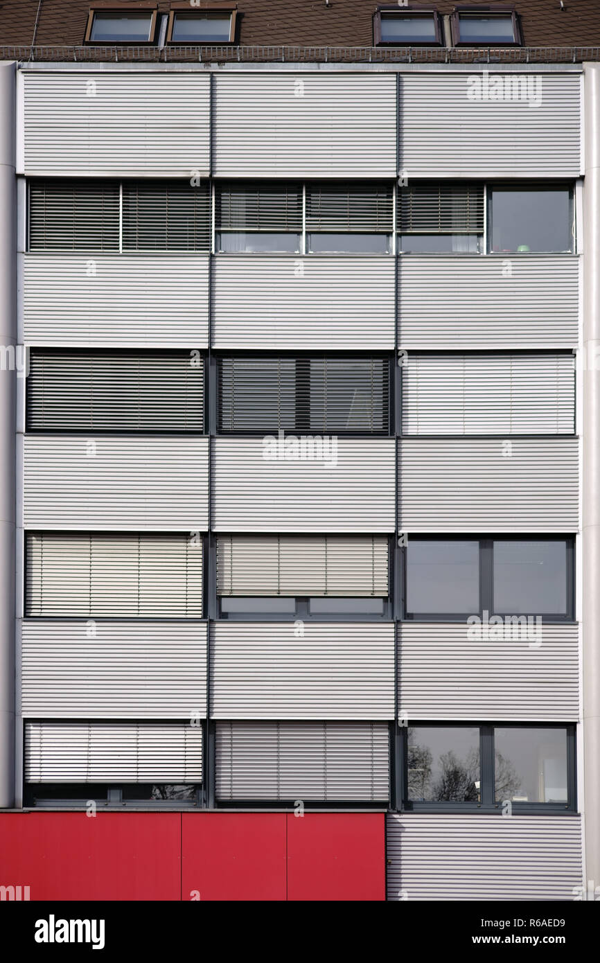 Modern Office Building Facade Stock Photo