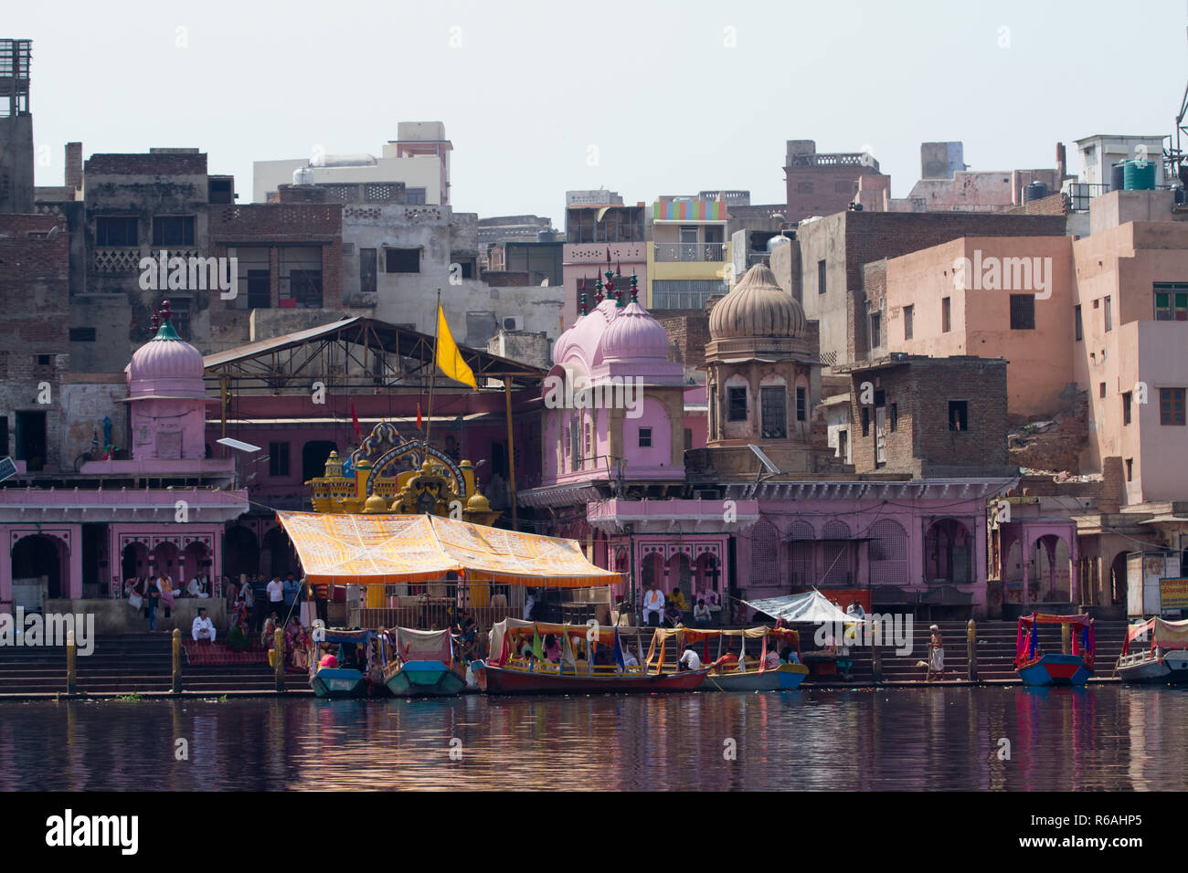 Old Mathura the krishna sacred town of mathura in india Stock Photo - Alamy