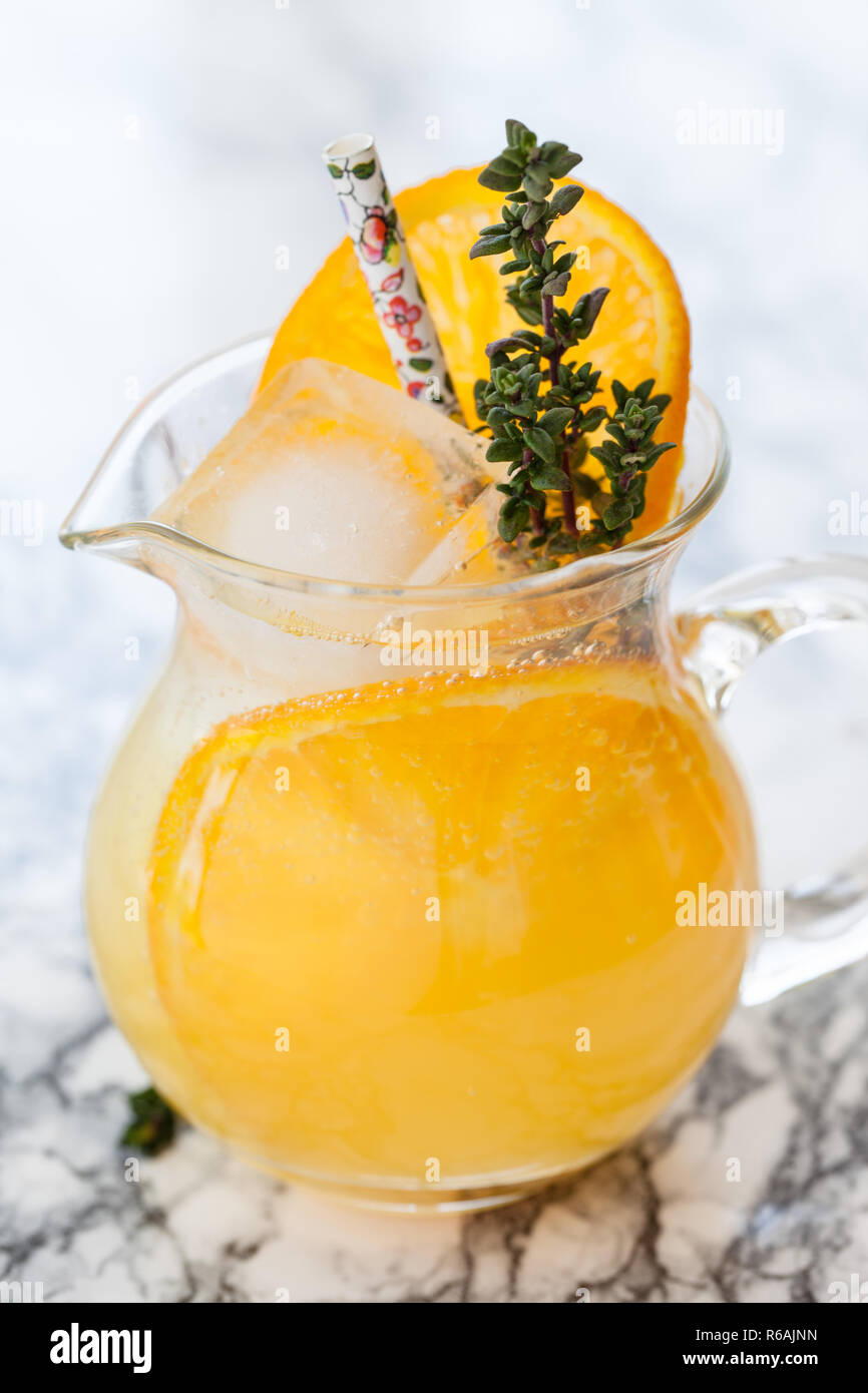 Homemade Lemonades Stock Photo Alamy