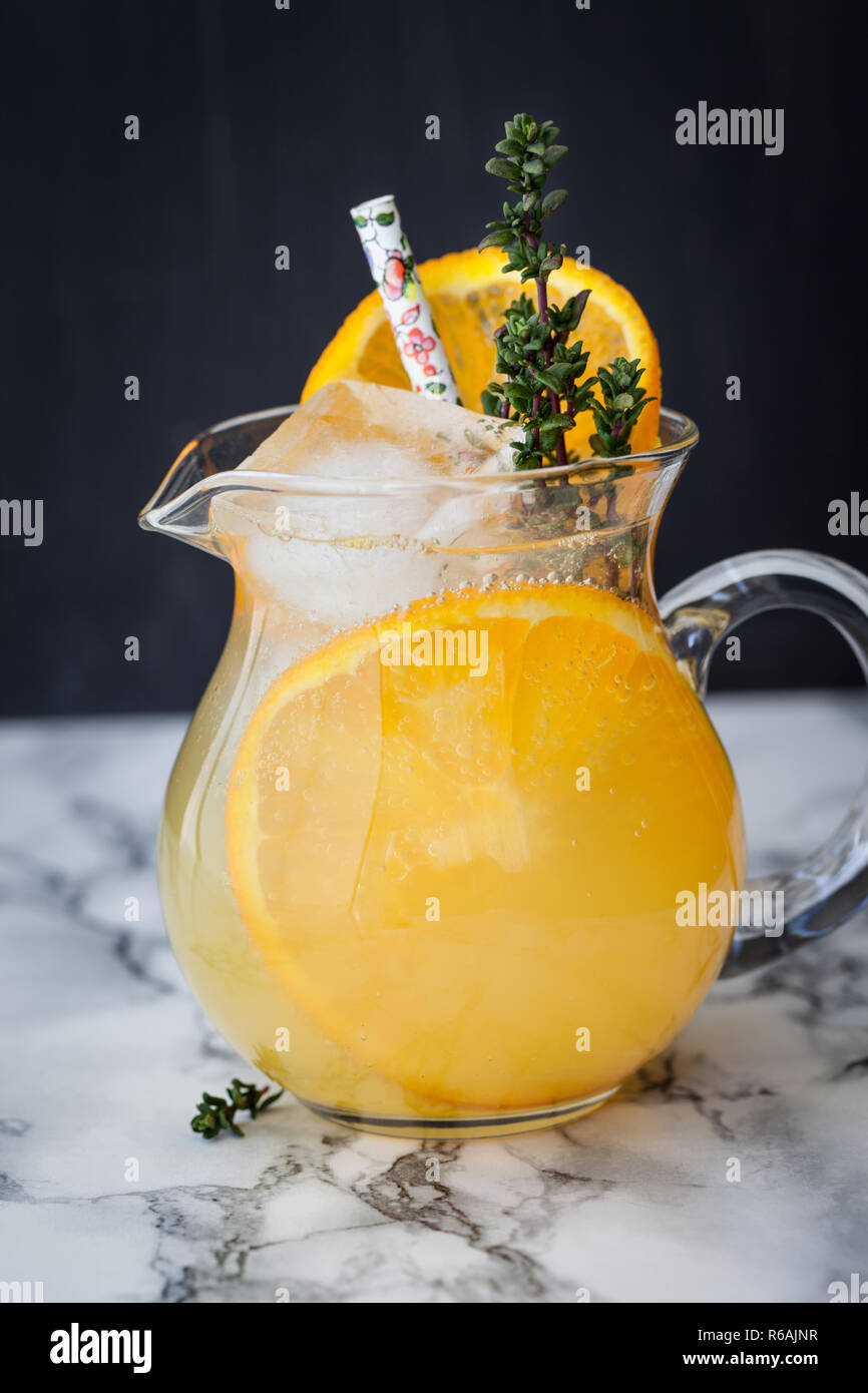 Homemade Lemonades Stock Photo Alamy