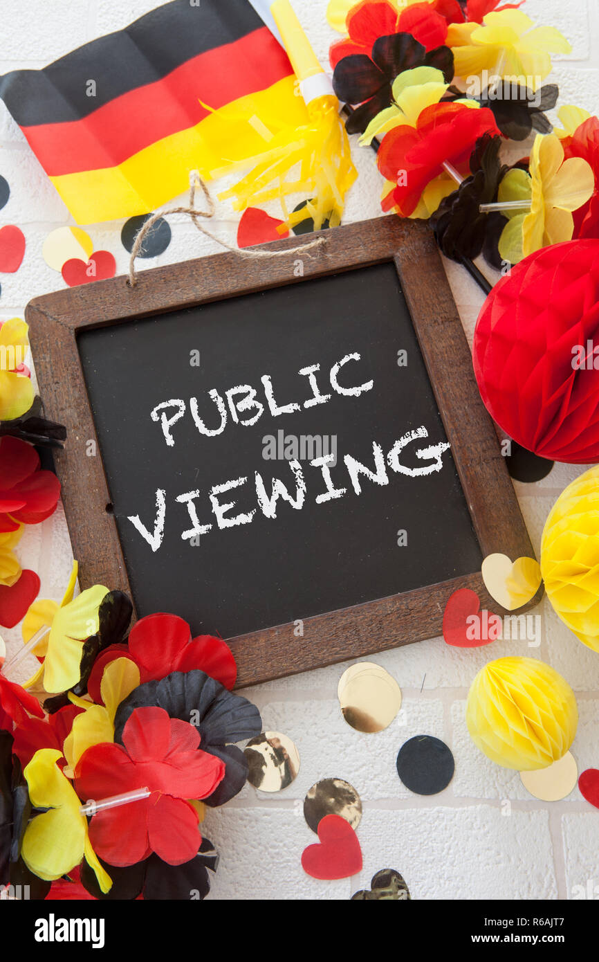 Football Soccer Fan Merchandise Stock Photo Alamy