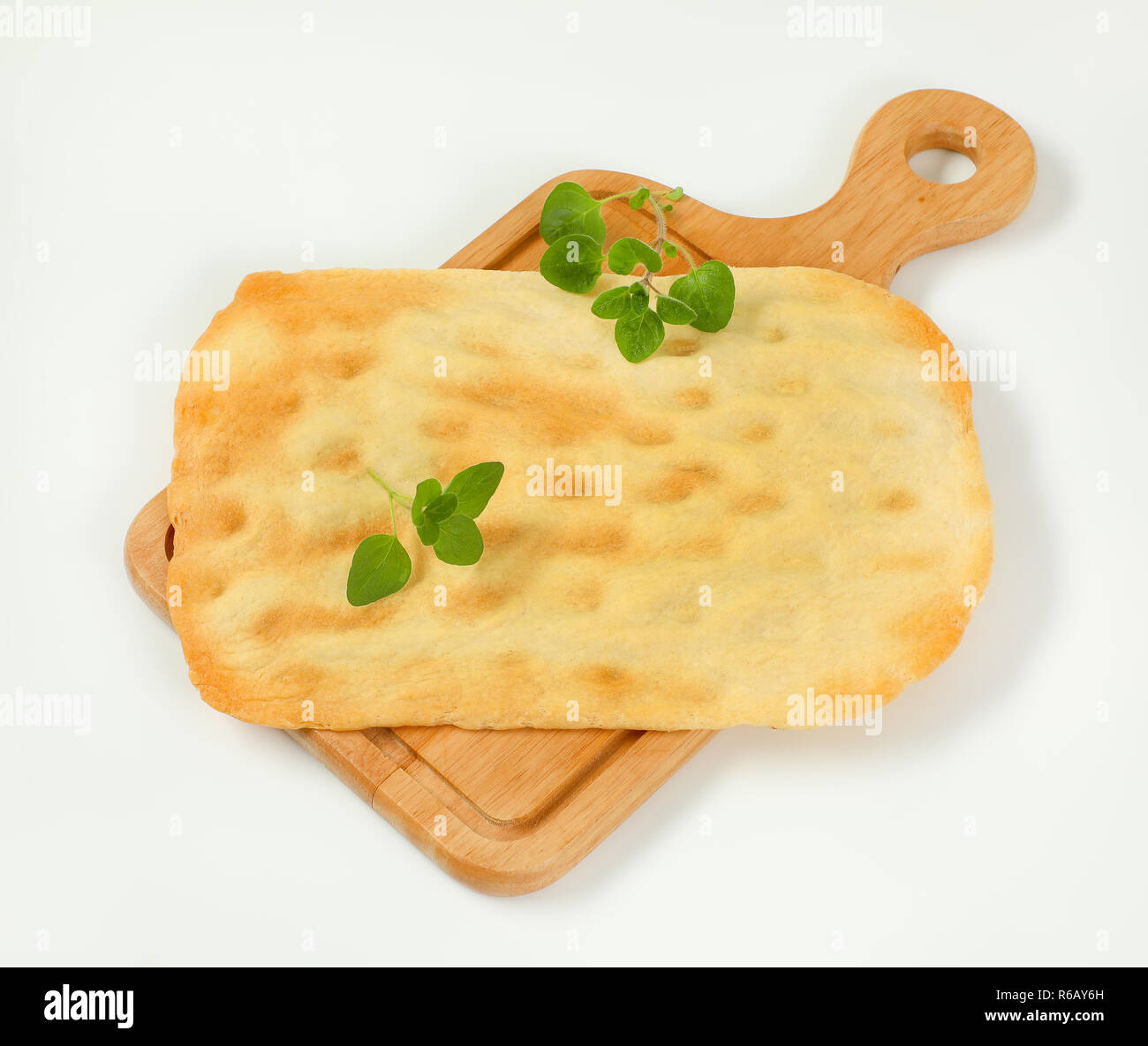 traditional Tuscan flatbread Stock Photo