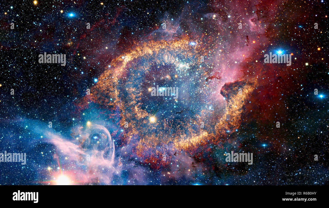 Helix Nebula in constellation Aquarius. Elements of this image furnished by NASA Stock Photo