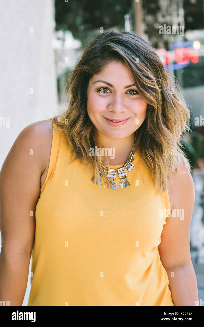 Latina female with glasses hi-res stock photography and images - Alamy