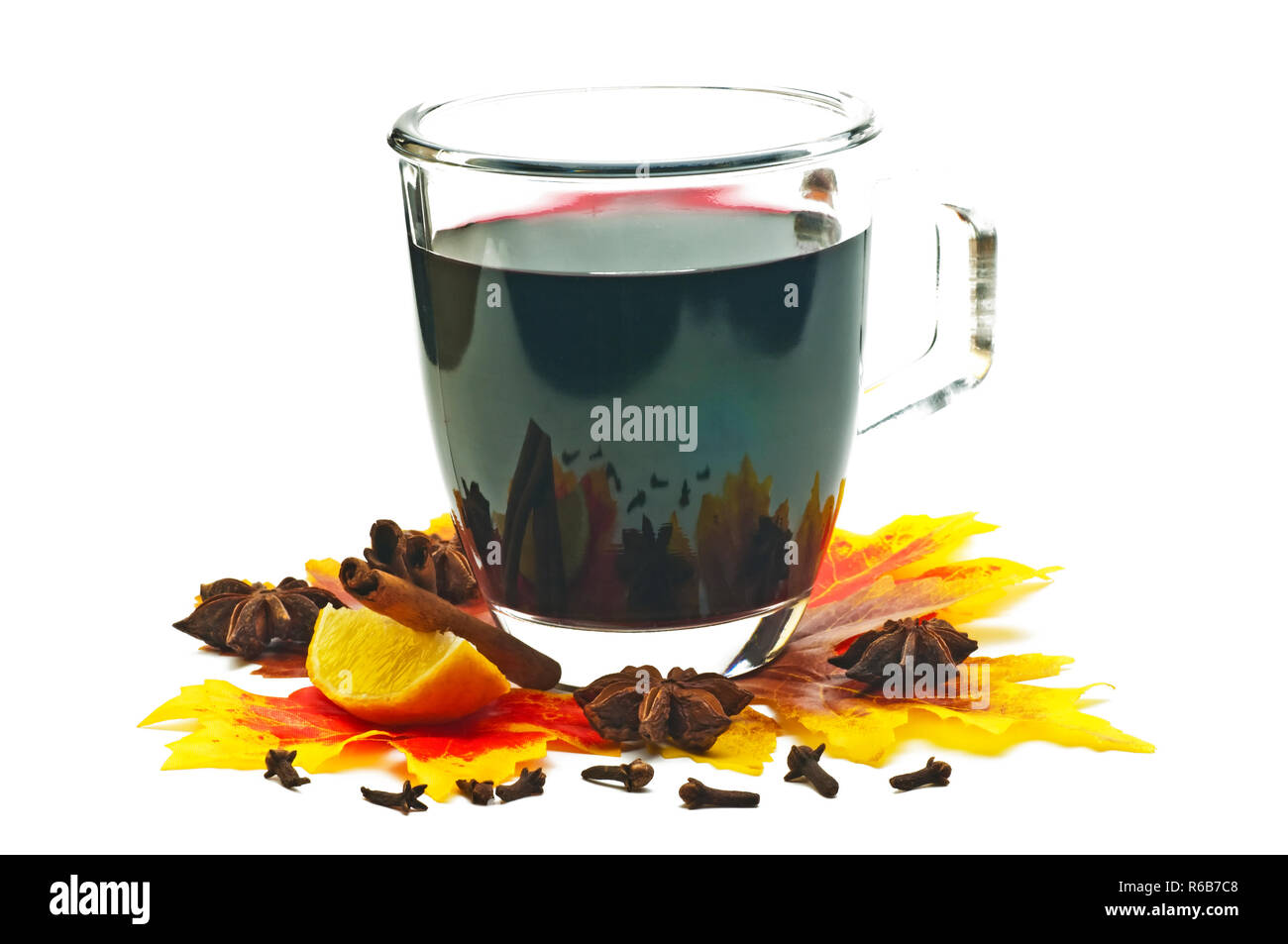 Hot Red Wine Punch Stock Photo Alamy