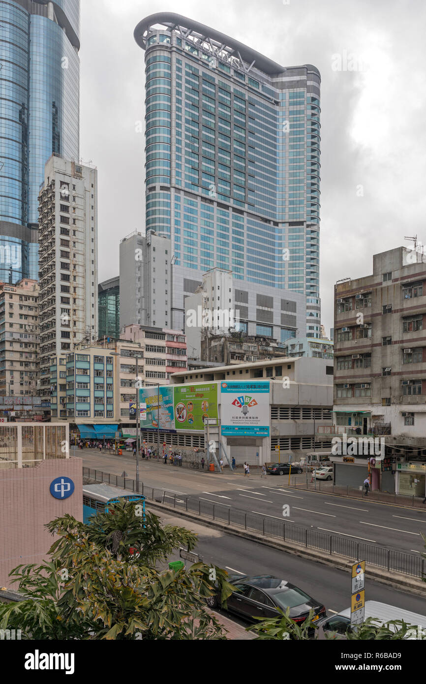 KOWLOON HONG KONG APRIL 21 2017 Hotel Cordis Building at Mong