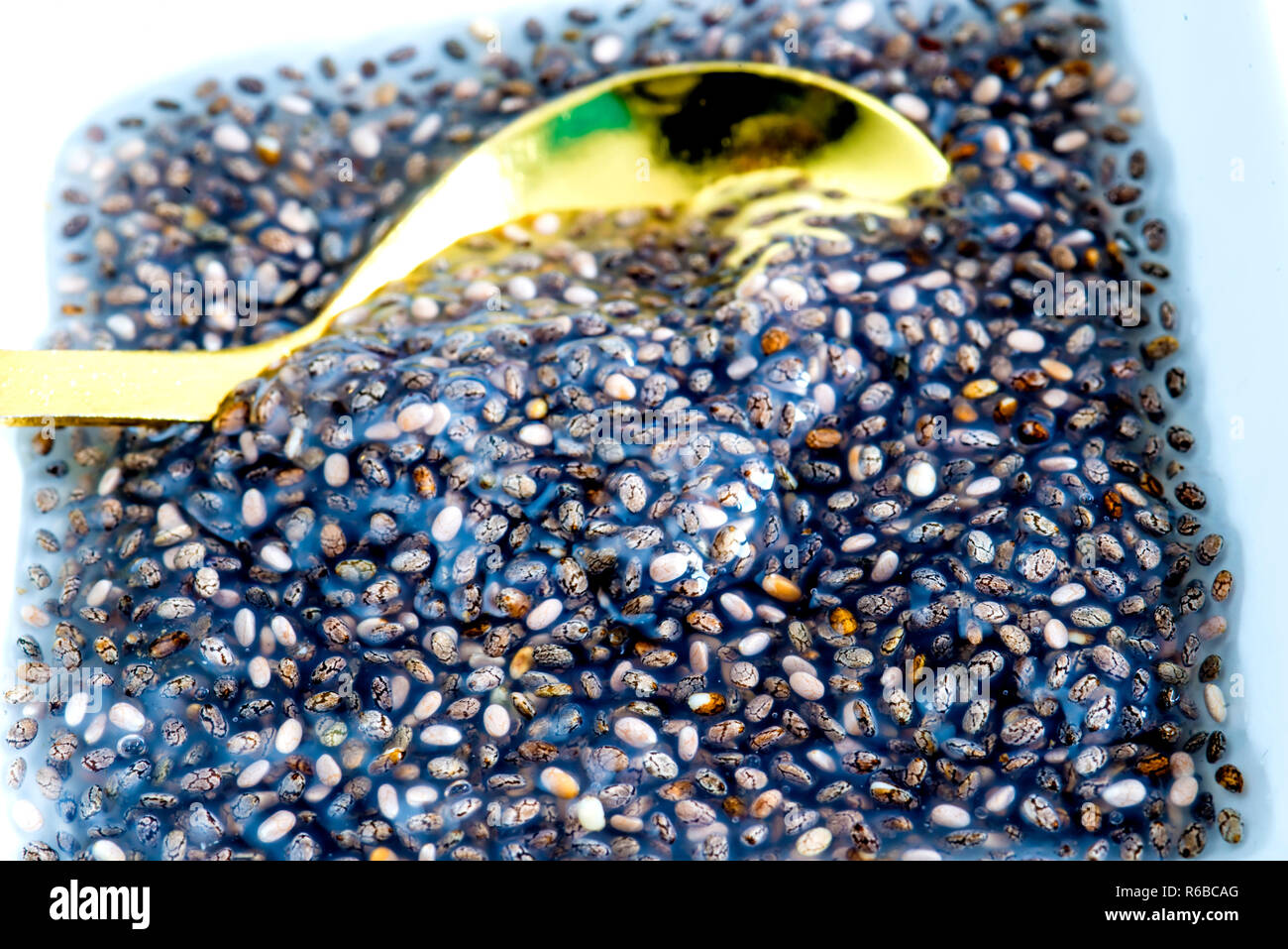 Chia Seed Gelatin For Diet Stock Photo - Alamy