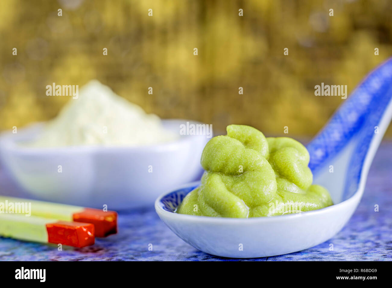 Wasabi Horseradish Stock Photo Alamy