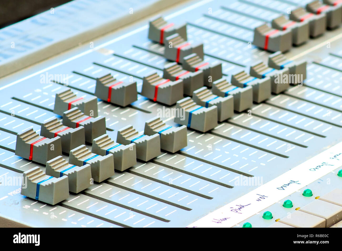 Digital sound mixer in studio hi-res stock photography and images - Alamy