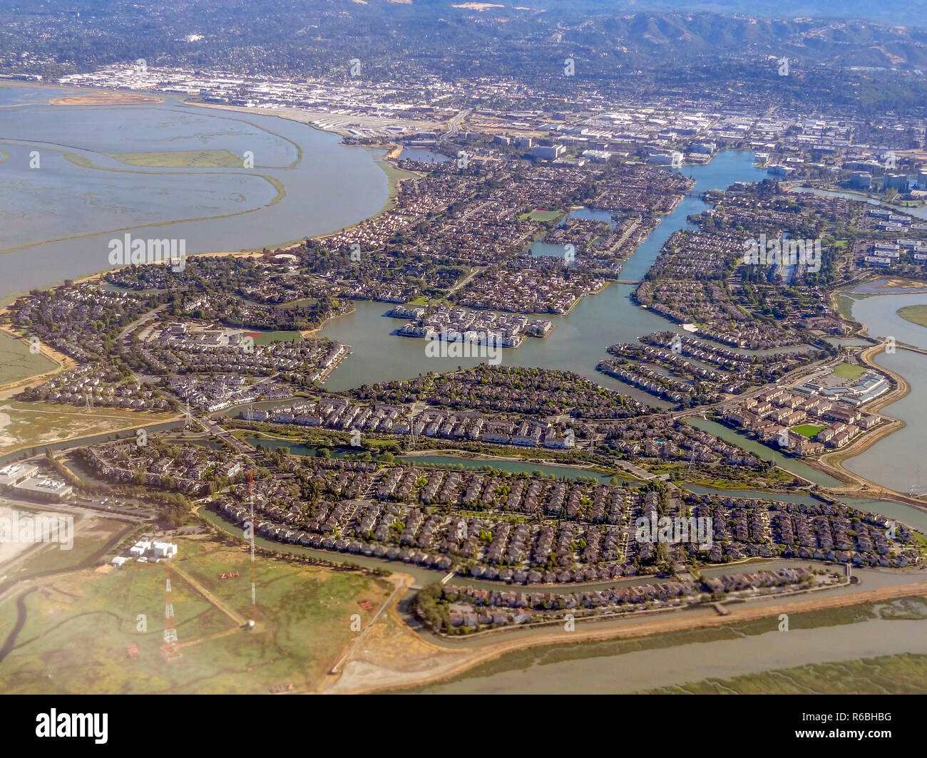 City town upstairs aerial hi-res stock photography and images - Alamy