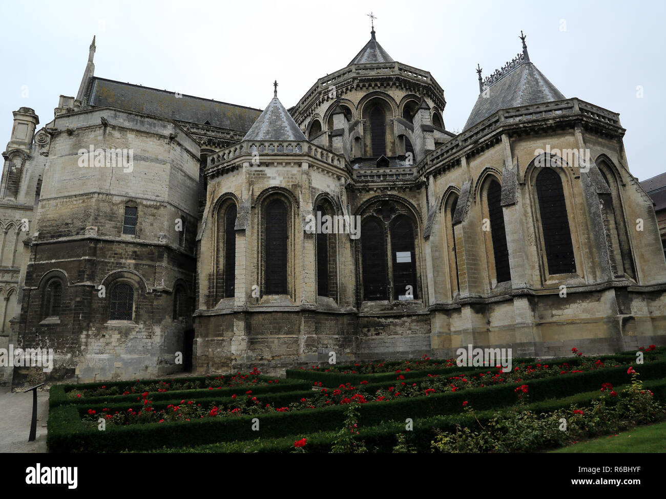 Cathedrale Notre Dame, Enclave Notre Dame, Saint Omer, Pas de Calais, Hauts de France, France Stock Photo