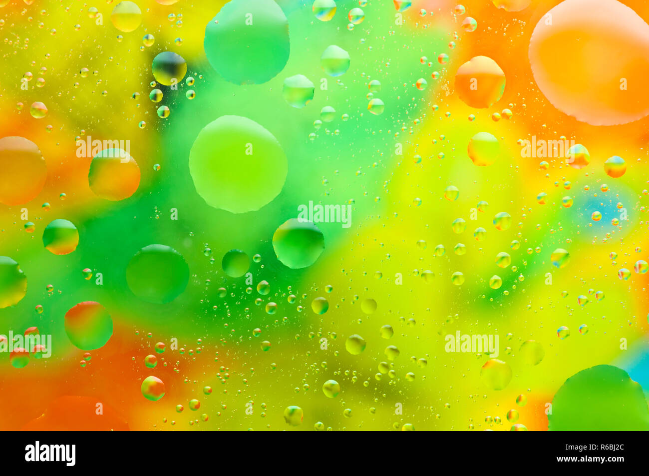 Oil In Water Stock Photo