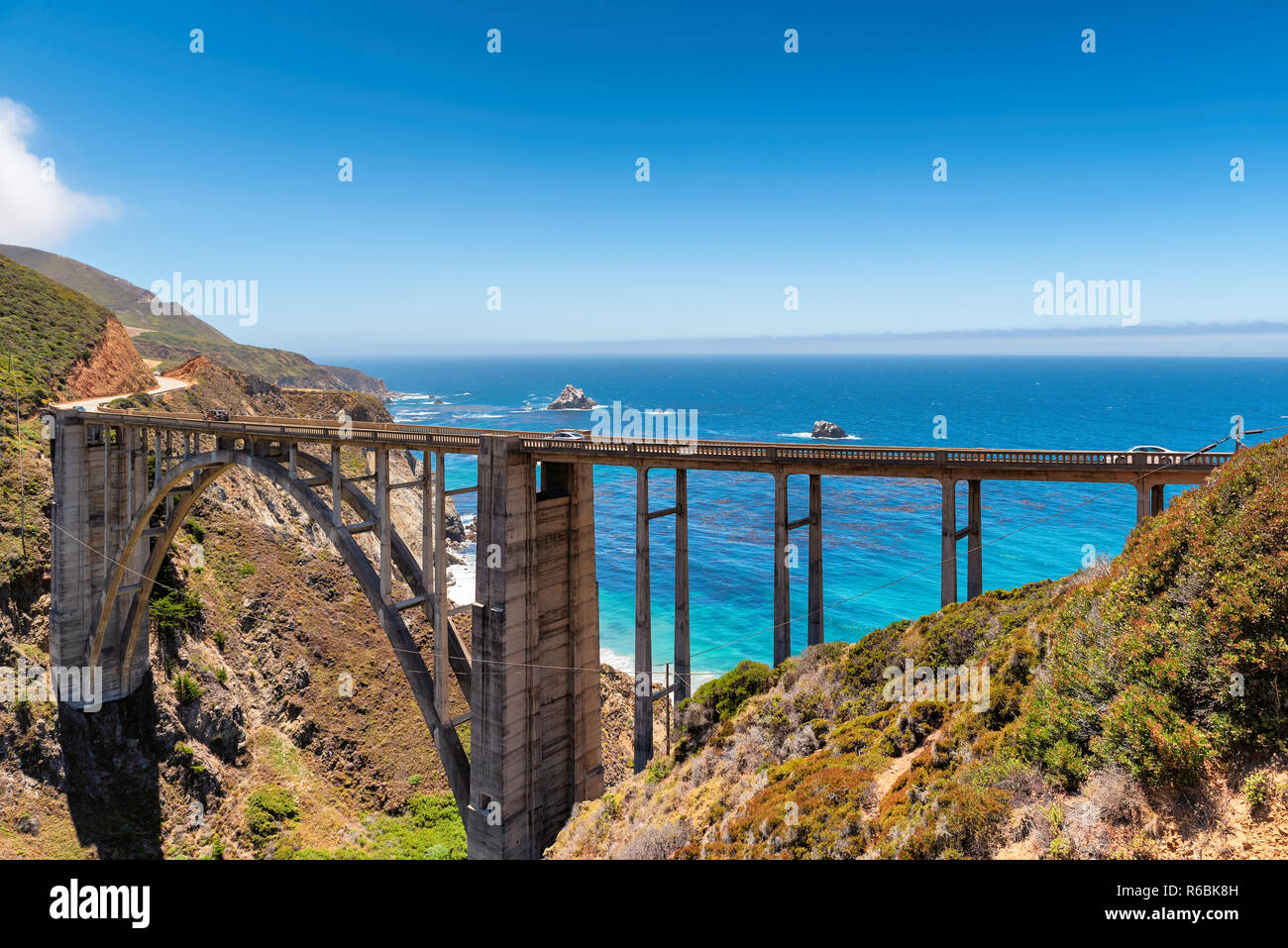 Pacific Coast Highway near Big Sur, California Stock Photo - Alamy