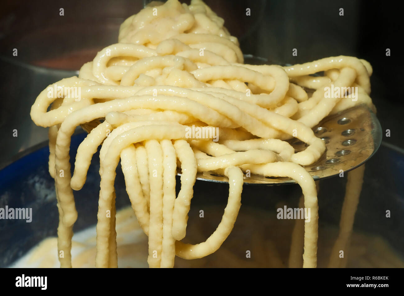 German Noodle Called Spaetzle Stock Photo Alamy