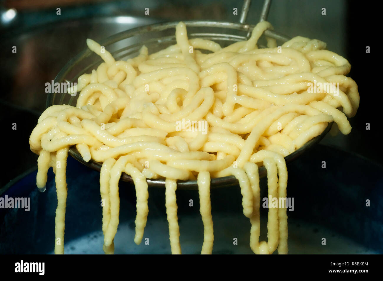 German Noodle Called Spaetzle Stock Photo Alamy