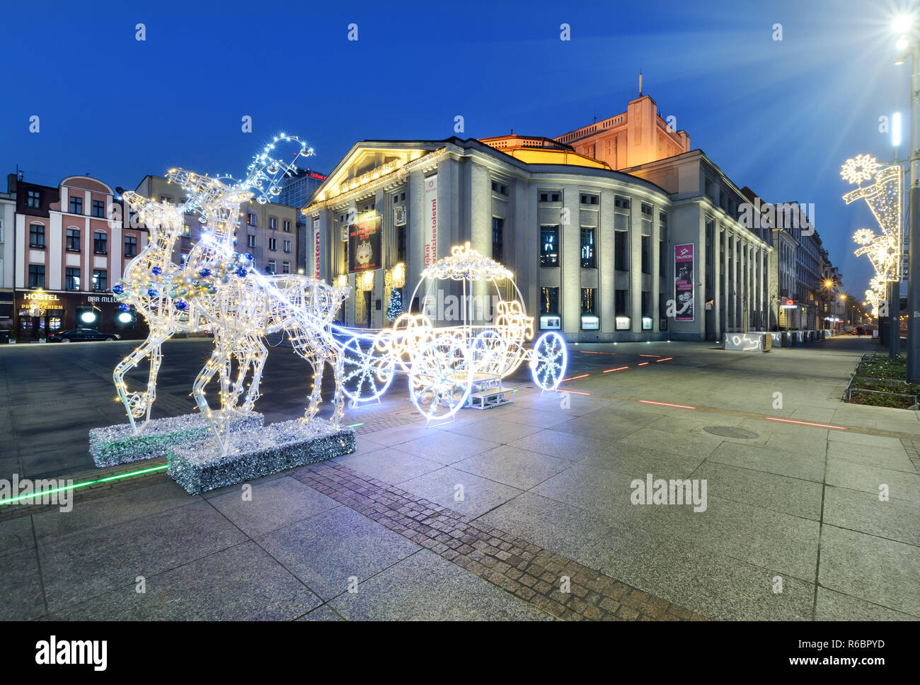 Outdoor winter christmas decoration poland hi-res stock photography and  images - Page 5 - Alamy