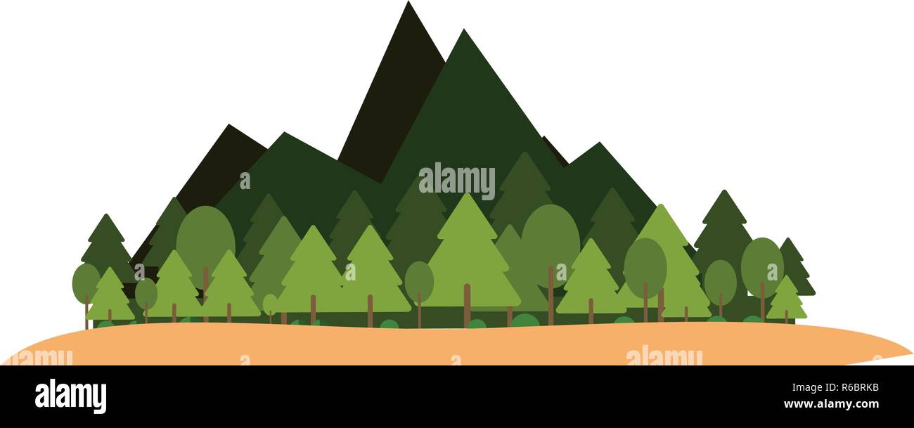 Nature landscape scenery Stock Vector Image & Art - Alamy
