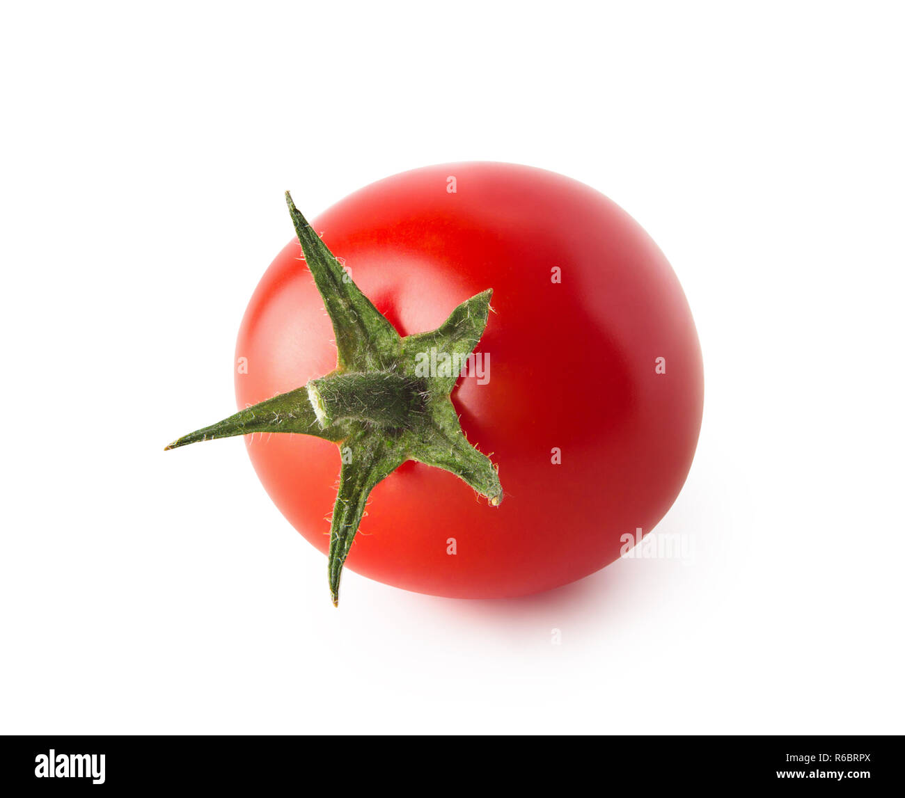 Ripe fresh cherry tomato isolated on white background Stock Photo - Alamy