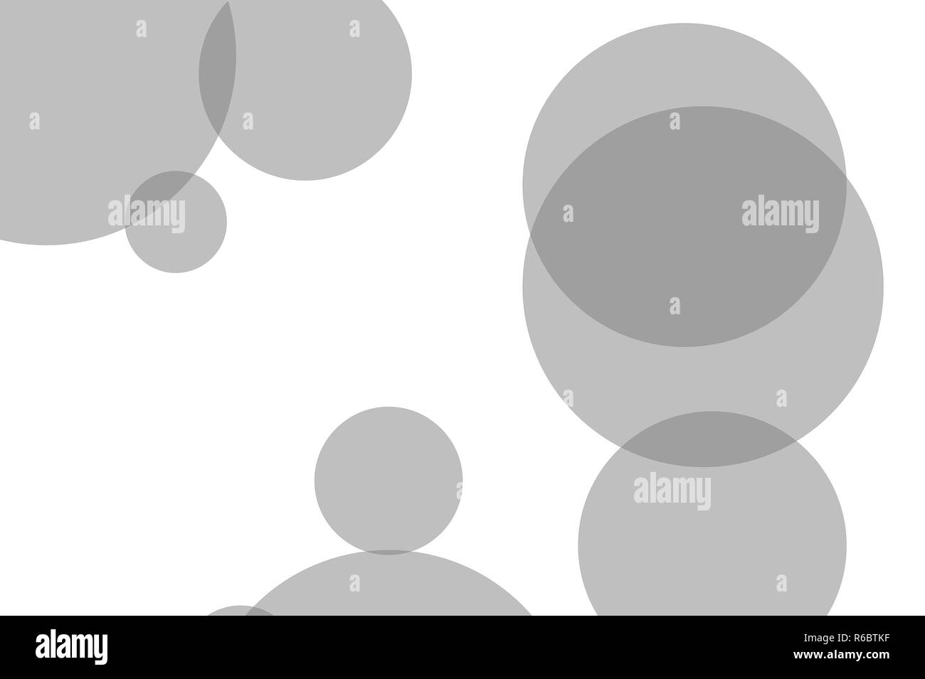 Abstract circles illustration background Stock Photo - Alamy