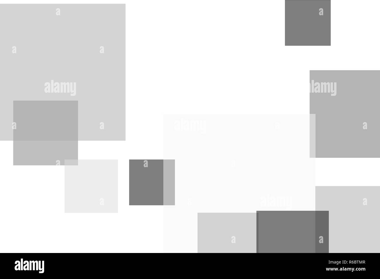 Abstract grey squares illustration background Stock Photo - Alamy