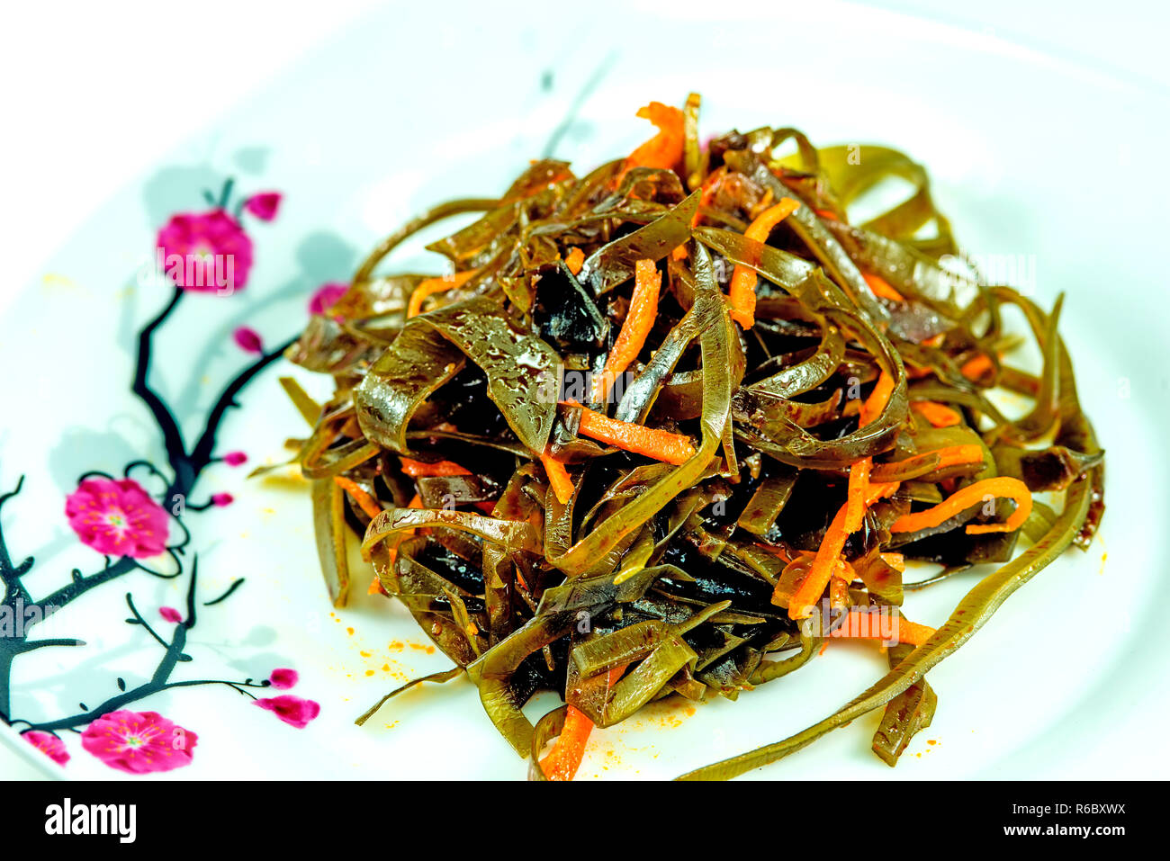 Japanese Seaweed Salad Stock Photo Alamy