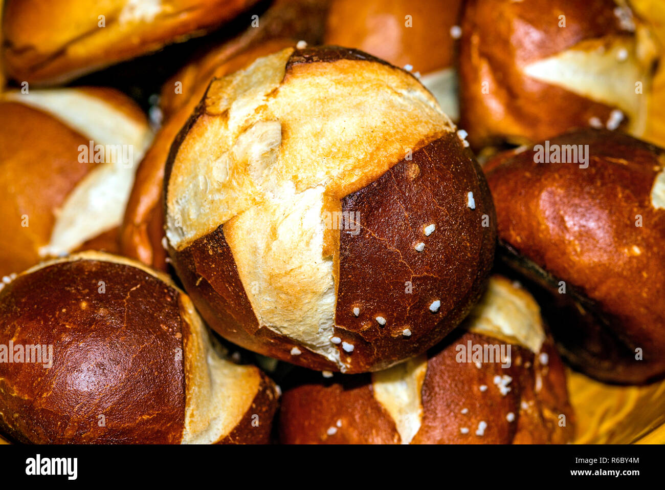 German Bun With Lye Stock Photo Alamy