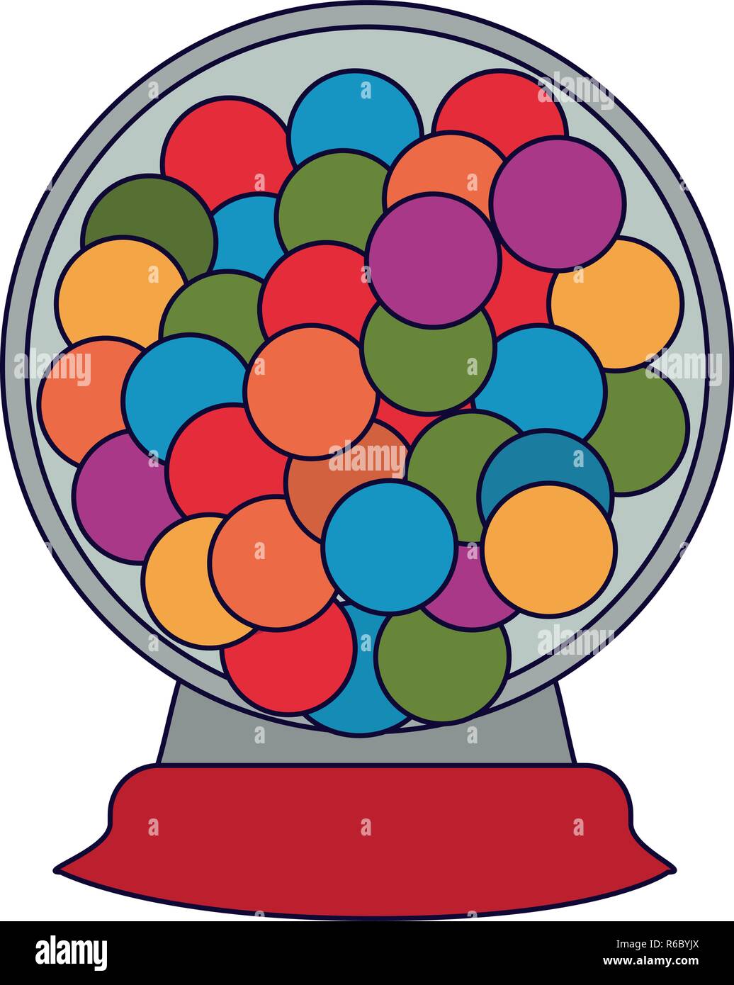 Bubble gum dispenser Stock Vector Image \u0026 Art - Alamy, image size:1036x1390