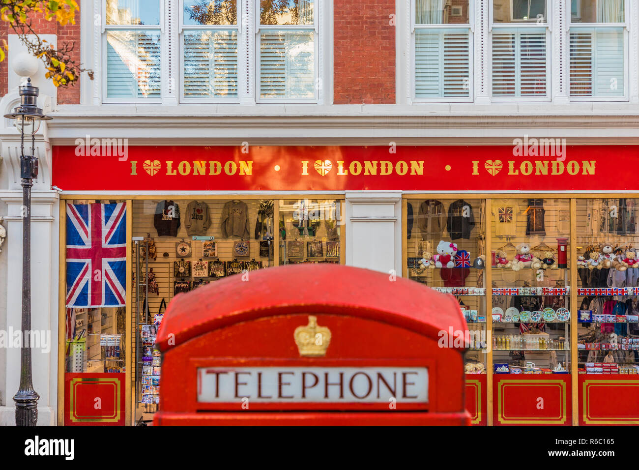 A typical view in Covent Garden Stock Photo