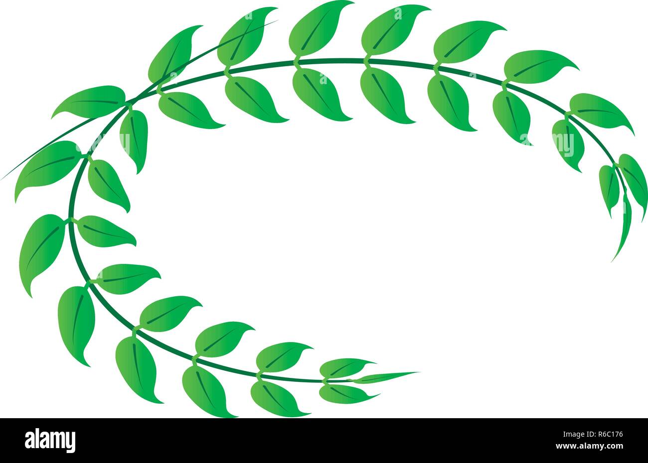 Royal laurel icon, isometric style Stock Vector