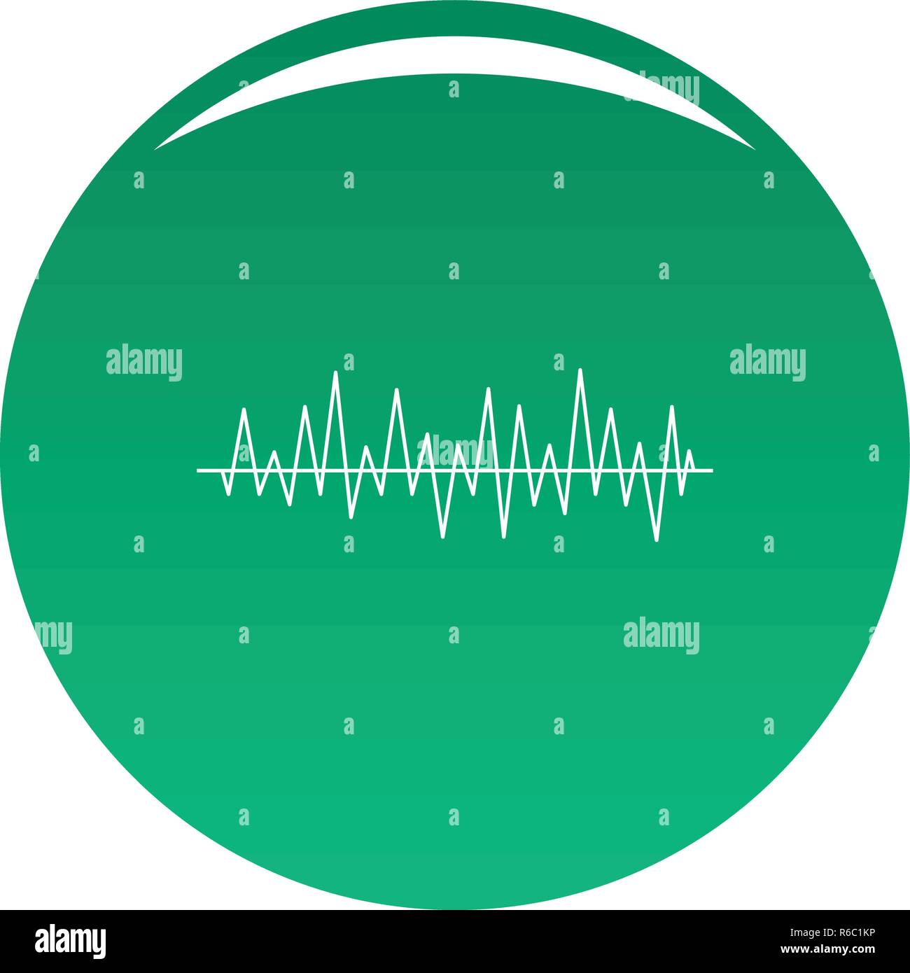 Equalizer beat icon. Simple illustration of equalizer beat vector icon ...