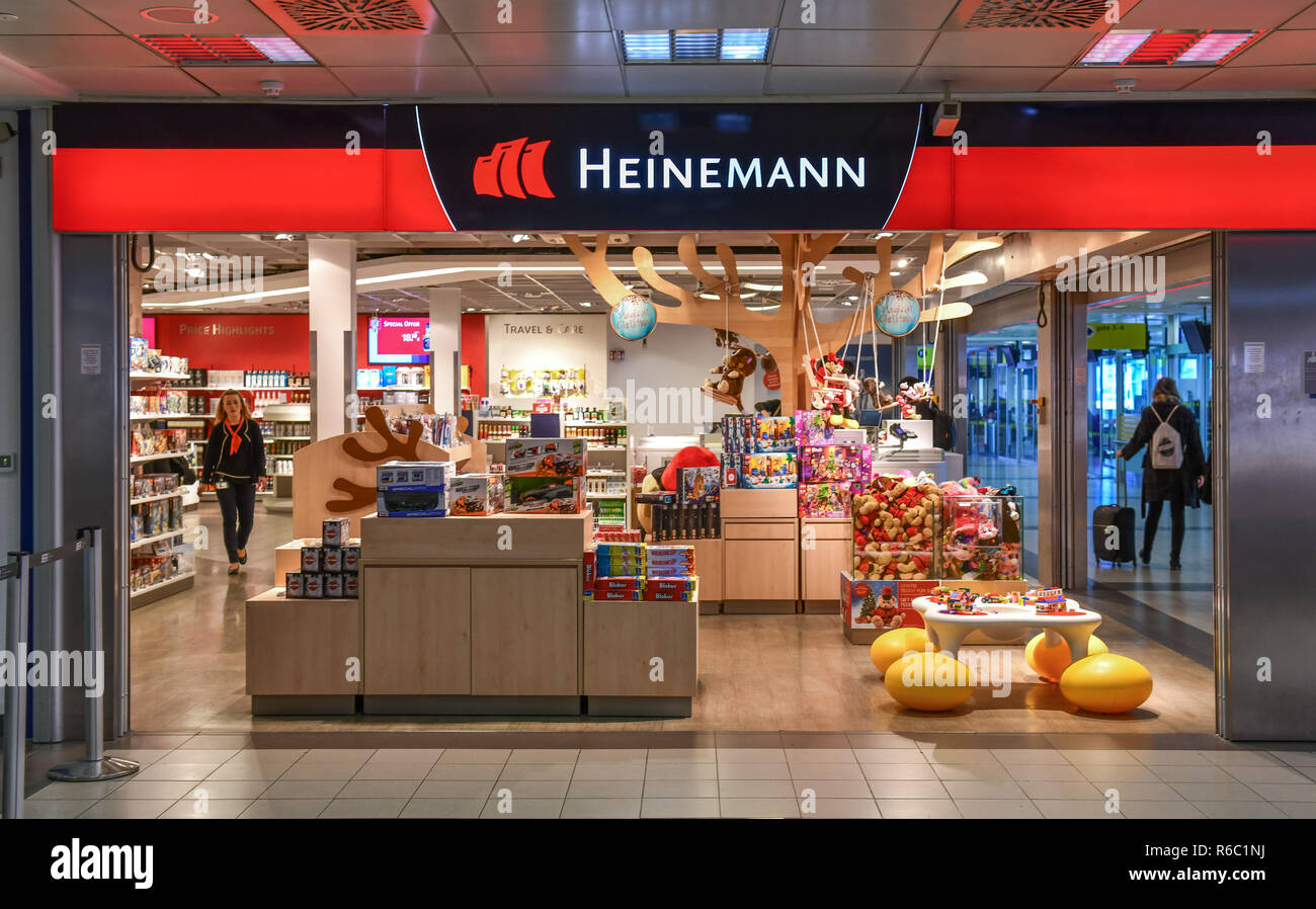 Duty Free shop Heinemann, airport, beauty's field, Brandenburg, Germany, Duty Free Shop Heinemann, Flughafen, Schoenefeld, Deutschland Stock Photo